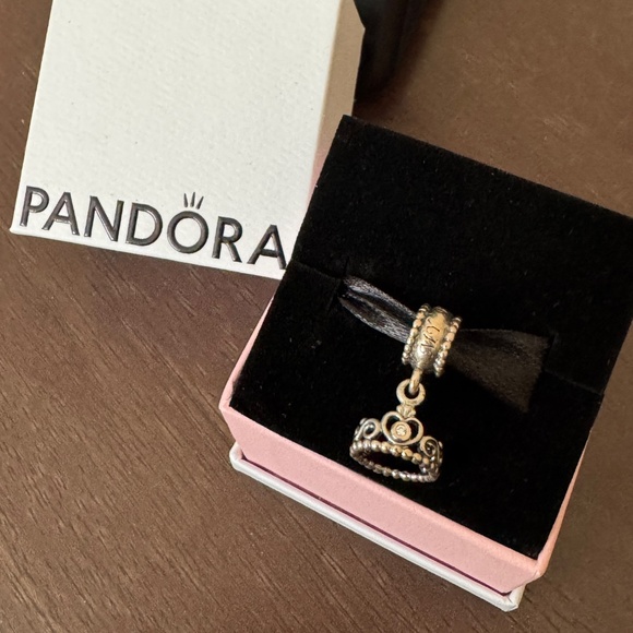 Retired Authentic Pandora My princess crown dangle charm - Picture 4 of 6